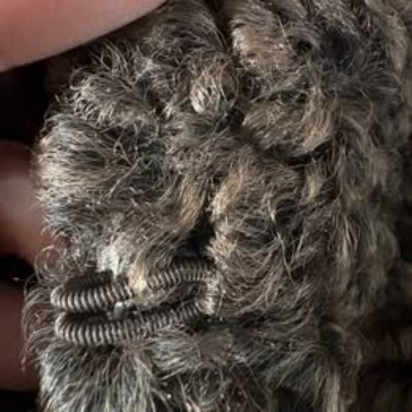 Élégant manteau vintage réversible – fourrure karakul & cuir chocolat - Picture 4 of 10